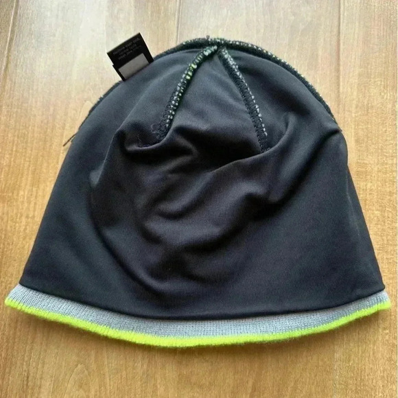 Champion Neon Green Crochet Outdoor Running Athleisure Beanie, OS - Picture 6 of 15